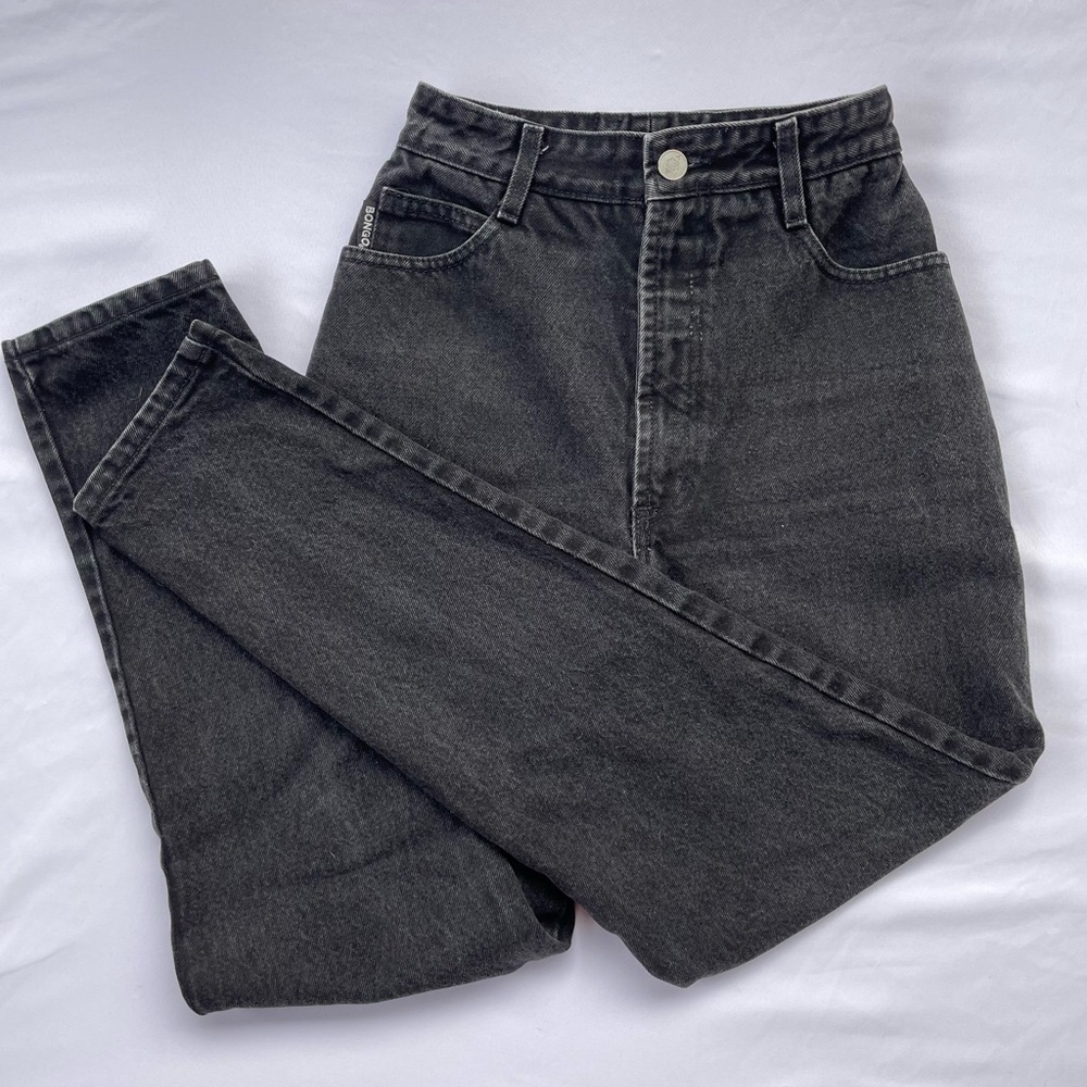 BONGO Vintage Black High Waisted Jeans - Picture 2 of 8